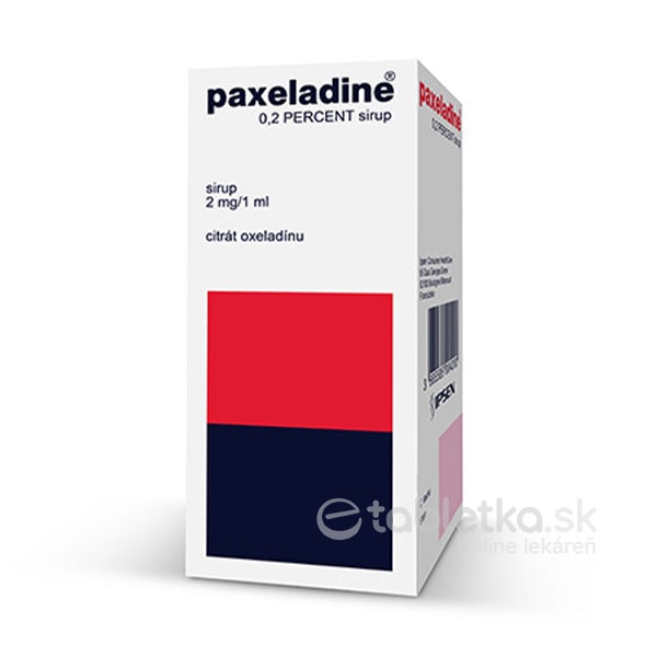 E-shop Paxeladine 0,2% sirup 100ml