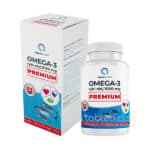 ADAMPharm Omega-3 rybí olej 1000mg Premium 60cps