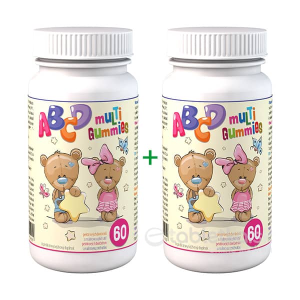 E-shop Clinical ABCD muLTi Gummies s malinovou príchuťou 2x60ks