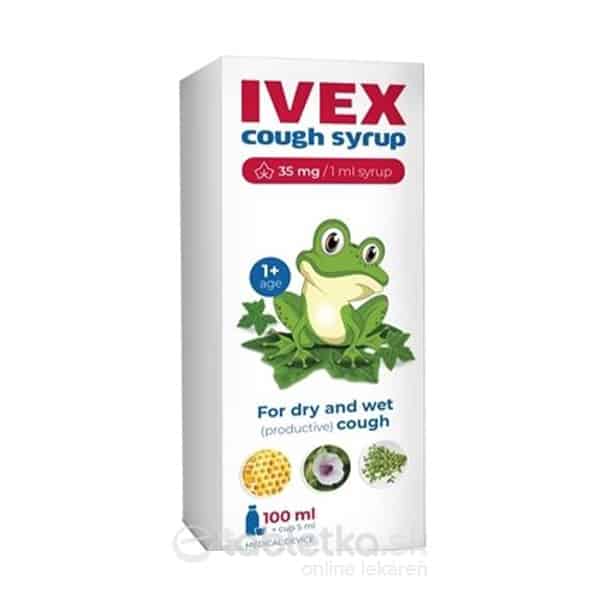 E-shop IVEX sirup na suchý a produktívny kašeľ 100ml