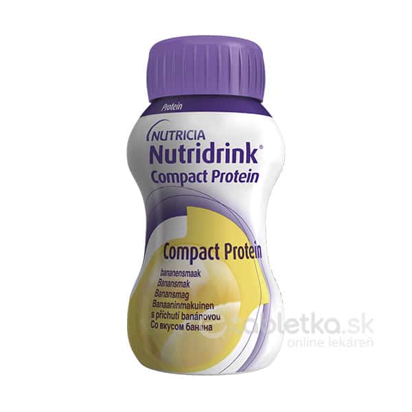 NUTRIDRINK COMPACT PROTEIN s príchuťou banána 24x125ml