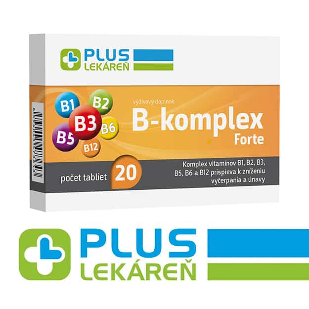 PLUS LEKÁREŇ B-komplex Forte 20 tabliet