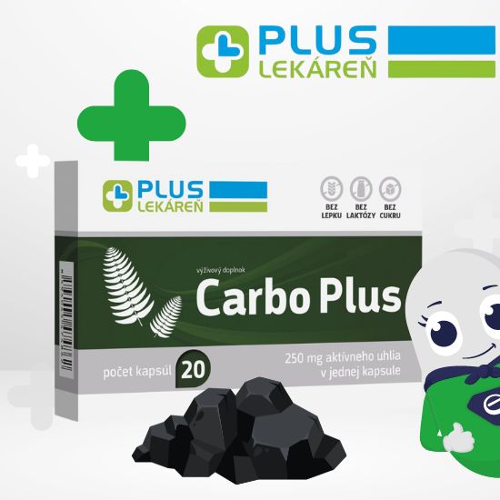 Aktívne uhlie v doplnku Carbo Plus