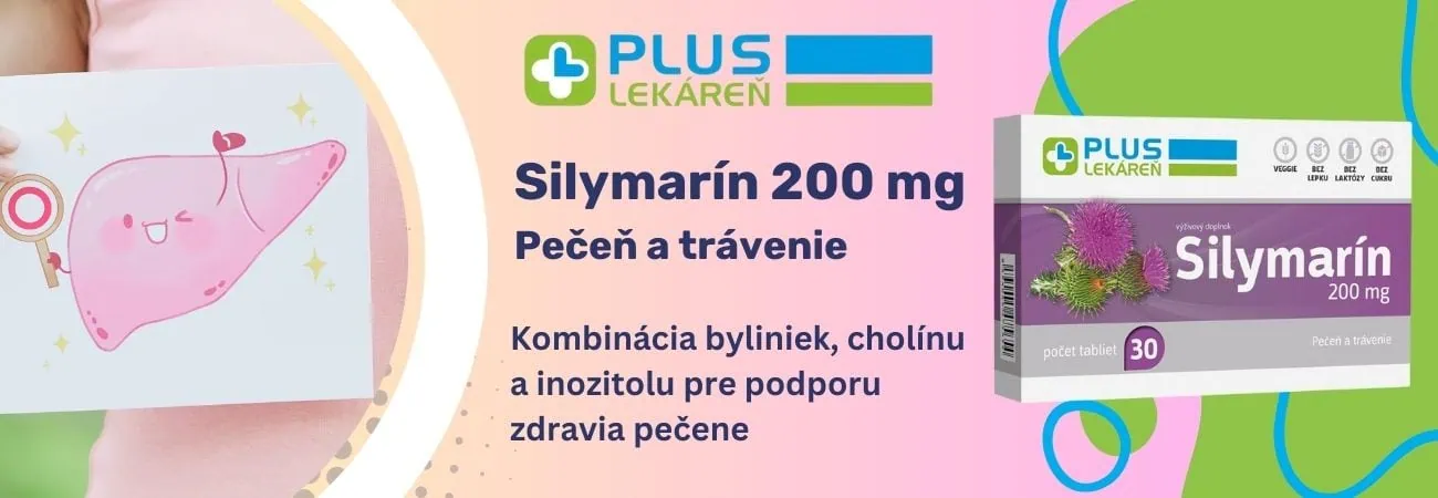 PLUS LEKÁREŇ Silymarín pre zdravie pečene