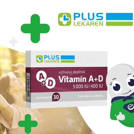 PLUS LEKÁREŇ Vitamín A+D nielen pre imunitu