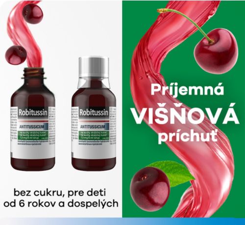 Čo potrebujete vedieť o užívaní lieku Robitussin ANTITUSSICUM?