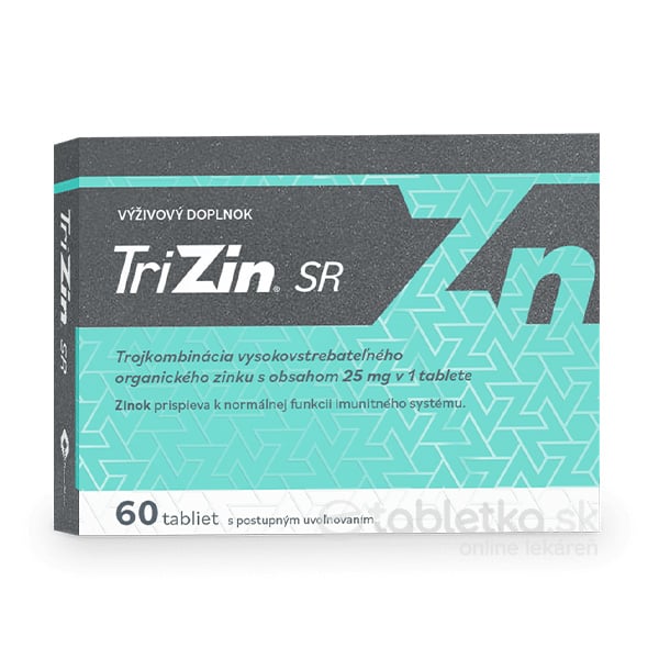 TriZin SR tablety s postupným uvoľňovaním 60tbl