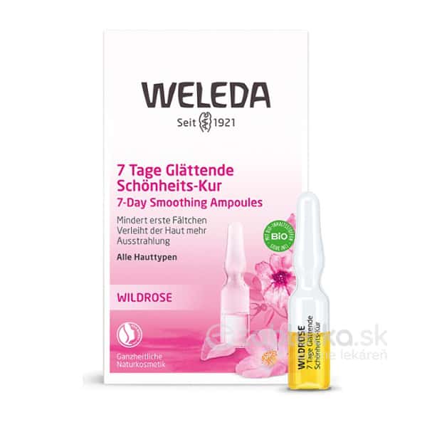 E-shop WELEDA Ružový pleťový olej v ampulkách 7-dňová kúra 7x0,8ml