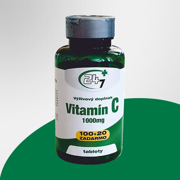 24-7 Plus Vitamín C 1000mg 120 tabliet