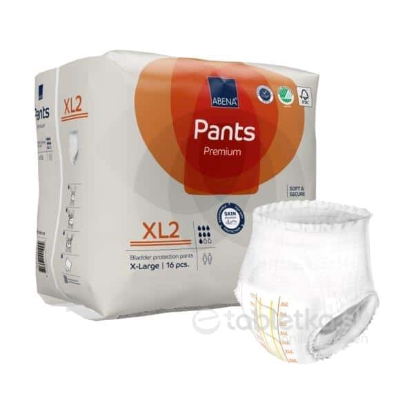E-shop ABENA Pants Premium XL2 plienkové nohavičky 16ks