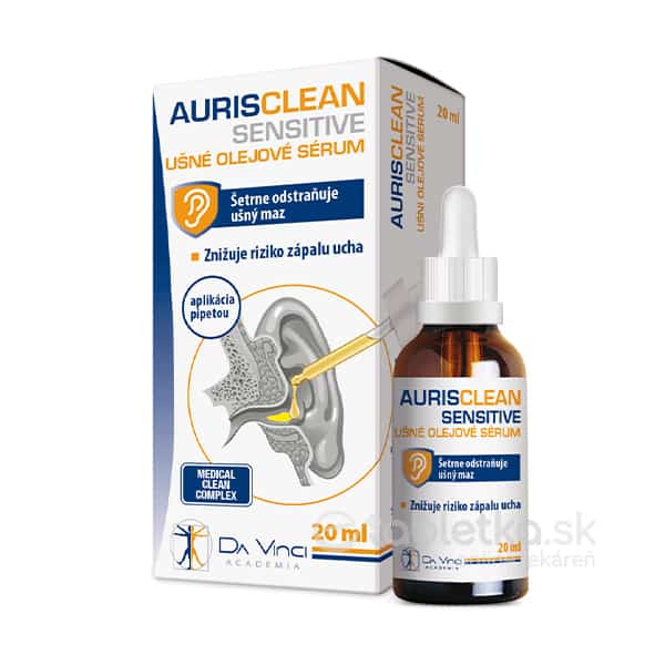AurisClean Sensitive ušné olejové sérum 20ml