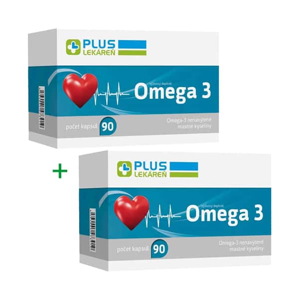 Balíček PLUS LEKÁREŇ 2x Omega 3 90 kapsúl