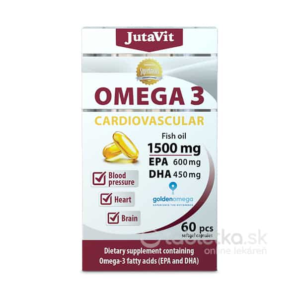 JutaVit Omega 3 Kardiovaskulár 1500mg 60cps