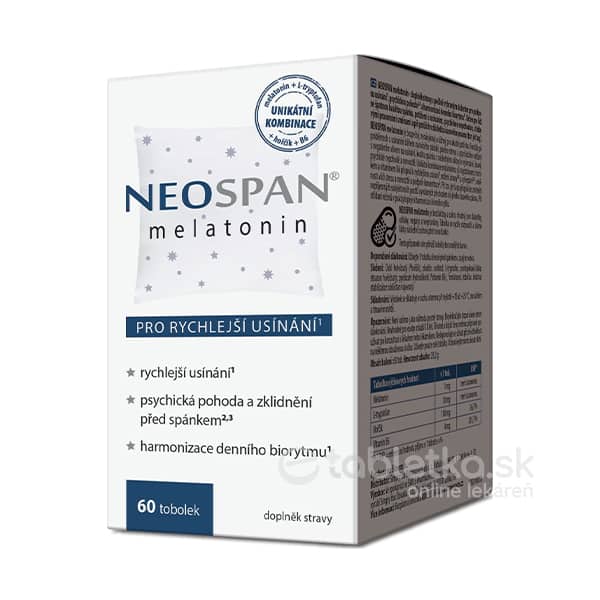 E-shop NEOSPAN melatonín 60 kapsúl