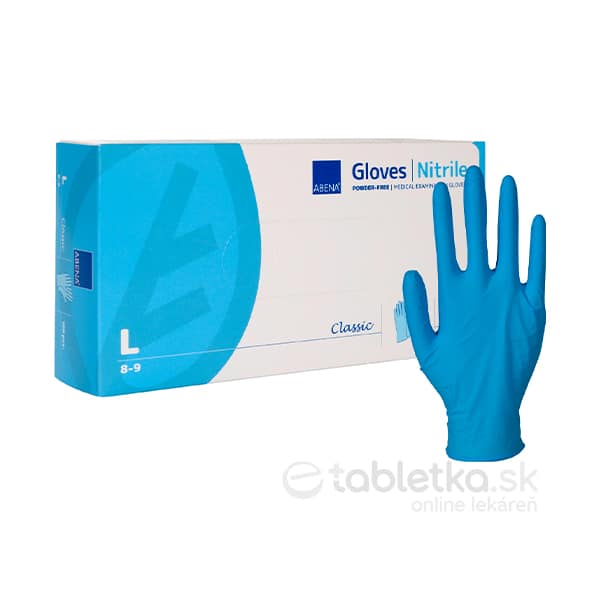 E-shop ABENA rukavice Nitril nepudrované, modré velkosť L