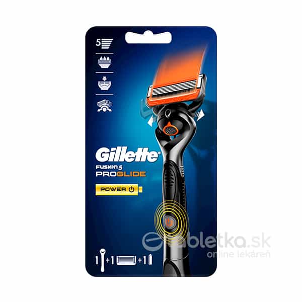 E-shop Gillette Fusion 5 Proglide Power holiaci strojček + 1 náhradná hlavica
