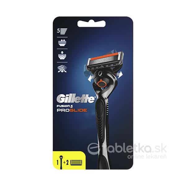Gillette Fusion 5 Proglide holiaci strojček + 2 náhradné hlavice