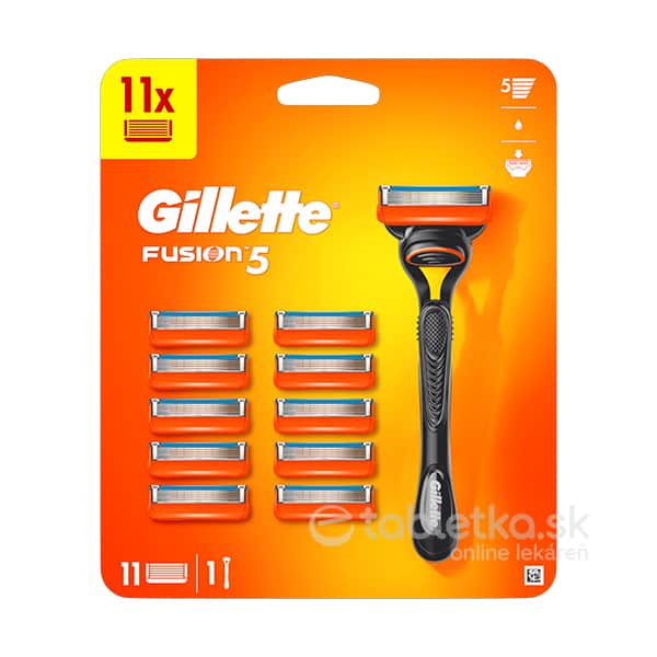 Gillette Fusion 5 holiaci strojček + 11 náhradných hlavíc Special Pack