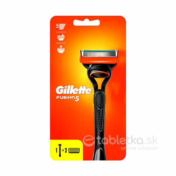 Gillette Fusion 5 holiaci strojček + 2 náhradné hlavice