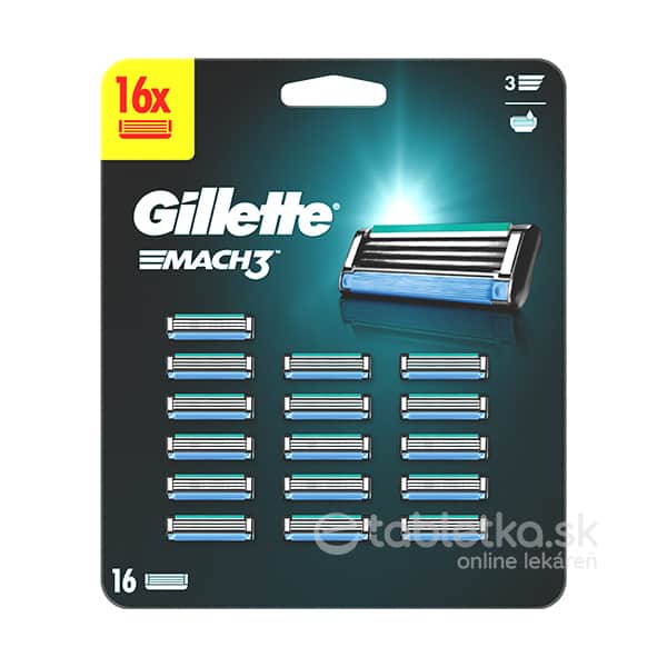 E-shop Gillette MACH 3 náhradné hlavice 16ks