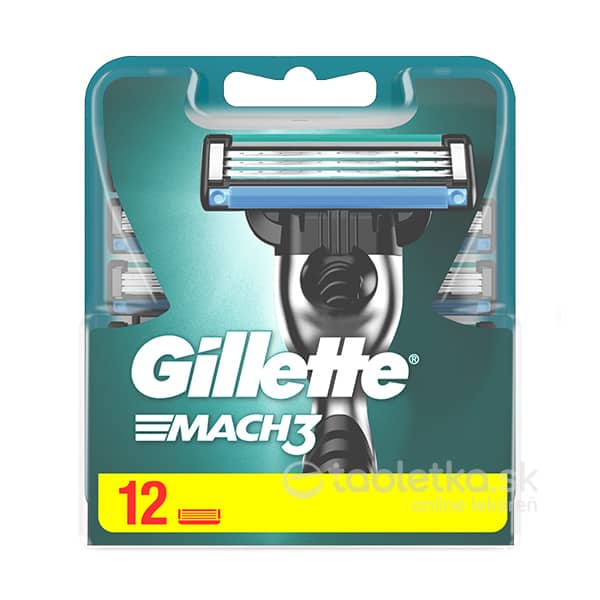 Gillette MACH 3 náhradné hlavice 12ks