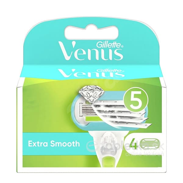 Gillette Venus Extra Smooth náhradné hlavice 4ks