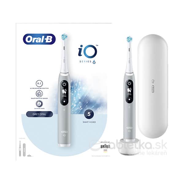 Oral-B elektrická zubná kefka iO Series 6 Grey Opal