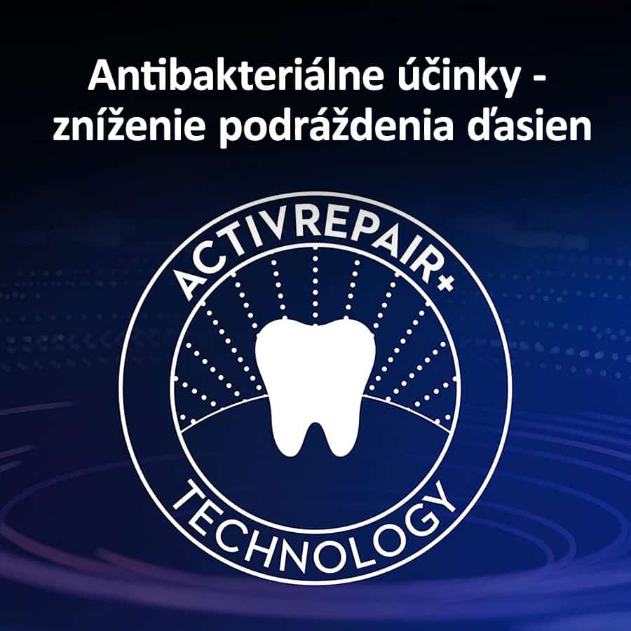 Technológia ActivRepair - Antibakteriálne účinky pasty Oral-B - zníženie podráždenia ďasien