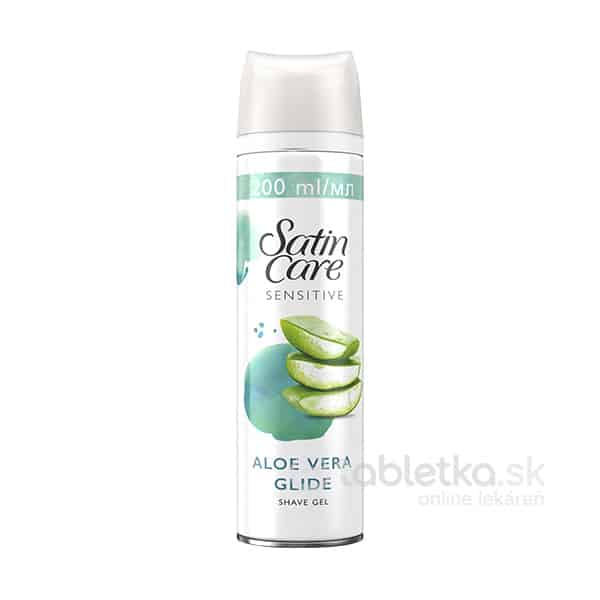 E-shop Gillette Satin Care Sensitive Aloe Vera Glide gél na holenie 200ml