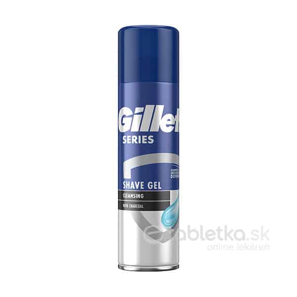 Gillette Series čistiaci gél na holenie Cleansing Charcoal 200ml