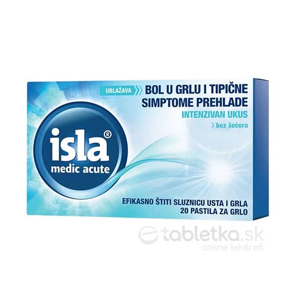 E-shop Isla Medic Acute 20 pastiliek