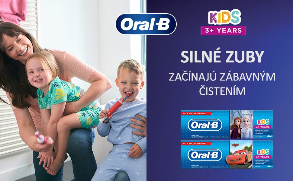 Oral-B Kids - Silné zuby začínajú zábavným čistením