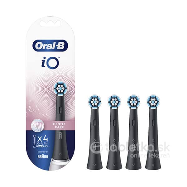 Oral-B náhradné hlavice iO Gentle Care Black 4ks