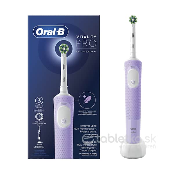 Oral-B elektrická zubná kefka Vitality PRO Protect X D103 Lilac Mist