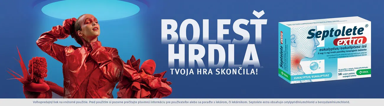 Septolete Extra – Bolesť hrdla, tvoja hra skončila!