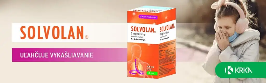 Solvolan - sirup, ktorý uľahčuje vykašliavanie