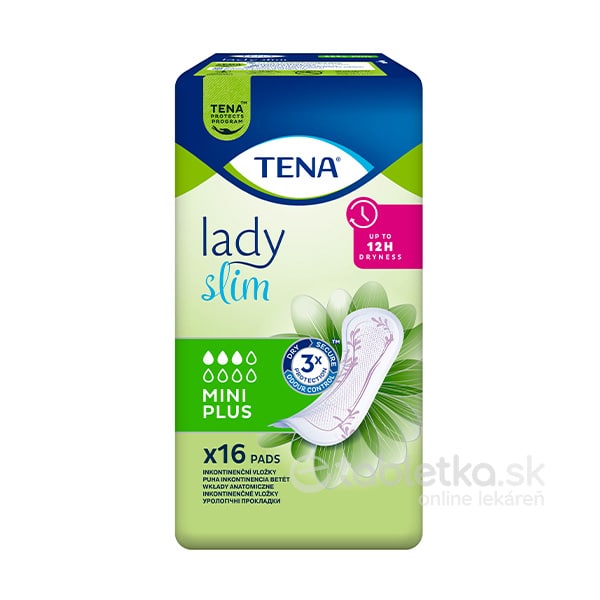 E-shop TENA Lady Slim Mini Plus inkontinenčné vložky 16ks