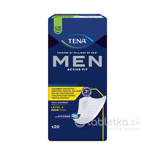 TENA MEN Level 2 absorpčné vložky pre mužov 20ks