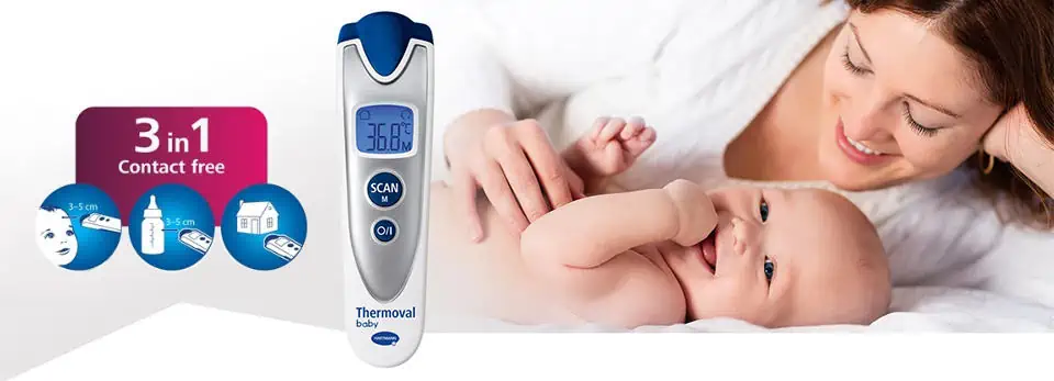 THERMOVAL baby digitálny teplomer typu 3 v 1