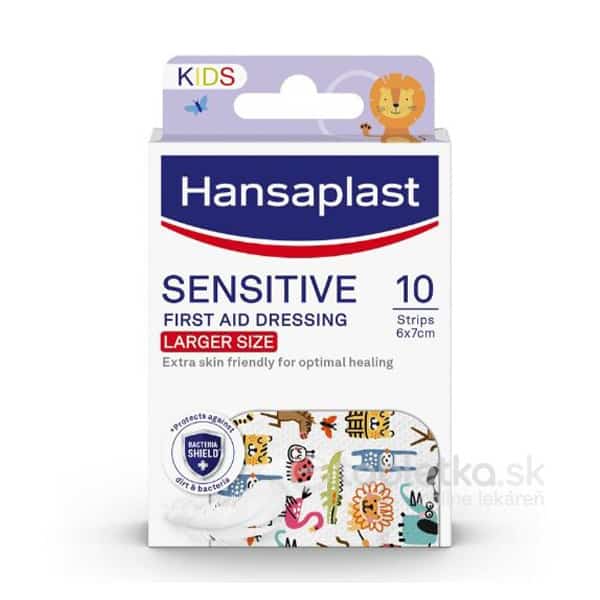 E-shop Hansaplast SENSITIVE KIDS Zvieratká XL náplasť 10ks