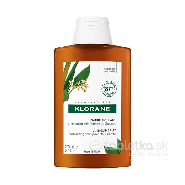 E-shop KLORANE šampón proti lupinám s Galangalom 200ml