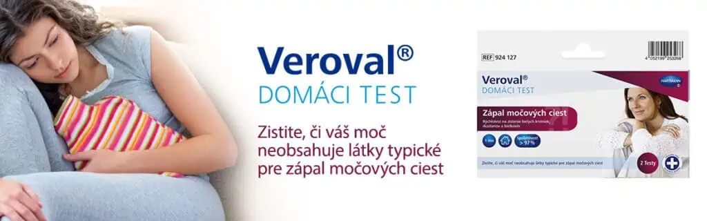 Veroval test - Zistite, či váš moč neobsahuje látky typické pre zápal močových ciest