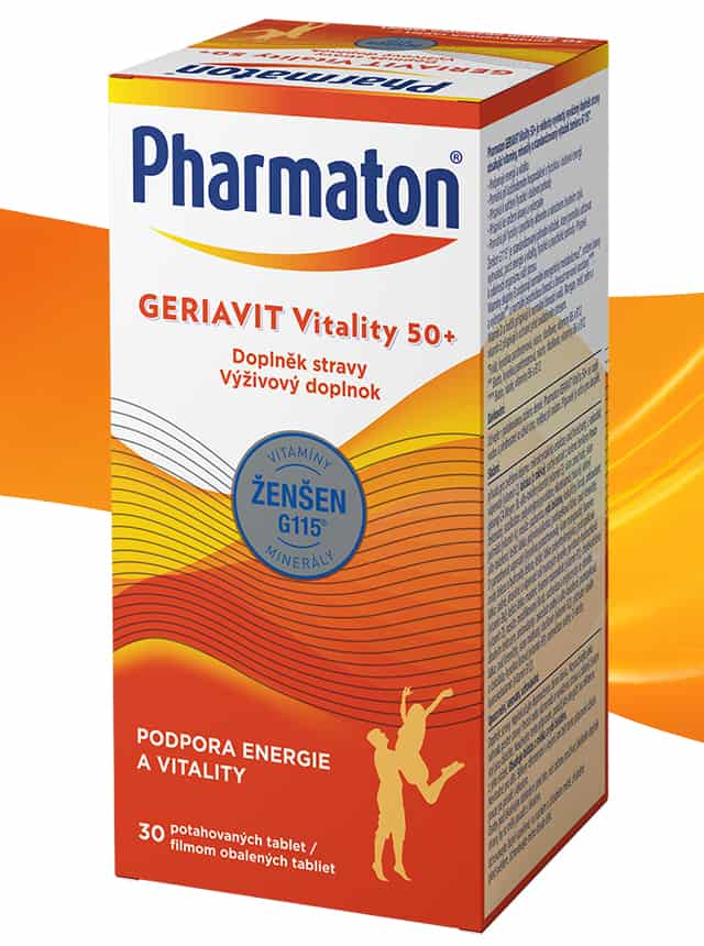 Výživový doplnok Pharmaton GERIAVIT Vitality 50+