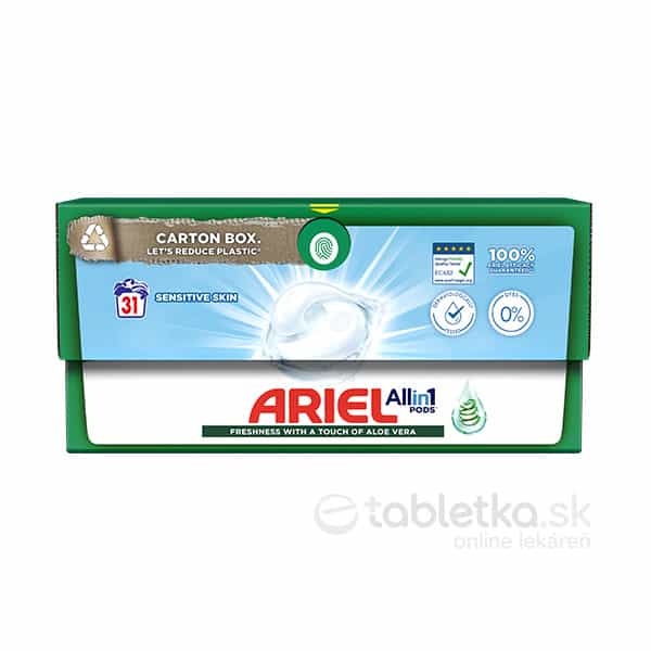 E-shop ARIEL Gélové tablety Sensitive Skin 31ks