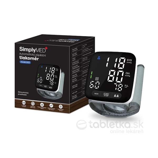 E-shop SimplyMED Automatický zápästný tlakomer model U63I