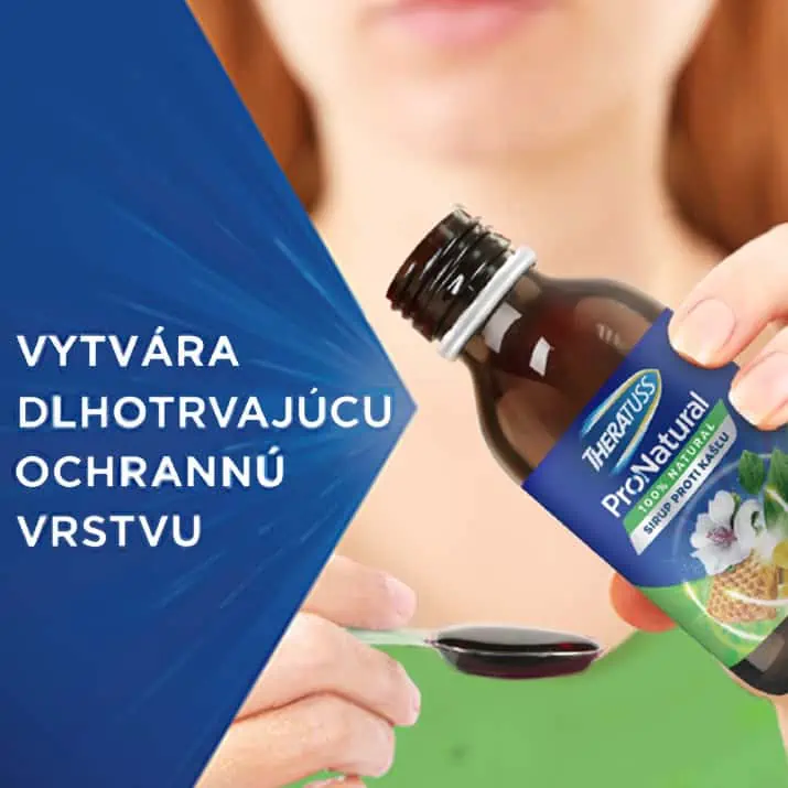 THERATUSS ProNatural sirup vytvára dlhodobú ochrannú vrstvu