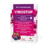 VIROSTOP pastilky na cmúľanie s príchuťou lesného ovocia 20ks