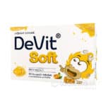 DeVit Soft pomarančova príchuť 30 žuvacích toboliek