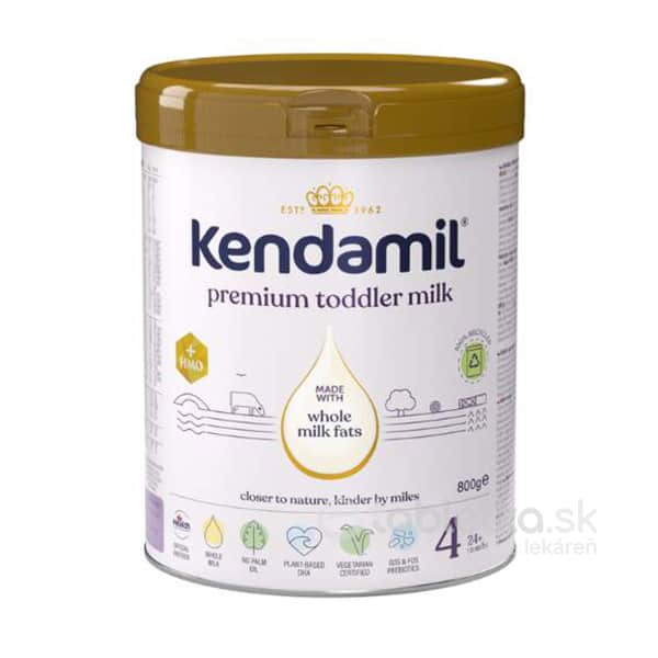E-shop Kendamil Premium 4 HMO+, batoľacie mlieko 24m+, 800g