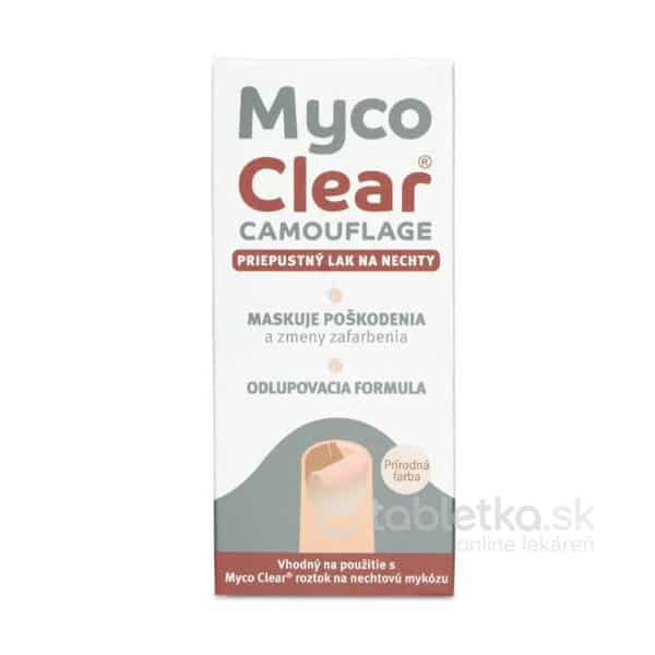 E-shop Myco Clear CAMOUFLAGE Priepustný lak na nechty 5ml